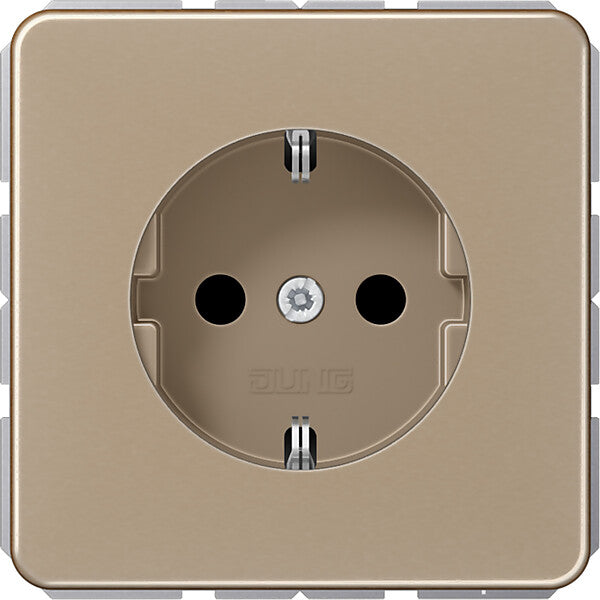 JUNG SCHUKO-Steckdose gold-bronze CD 1520 GB